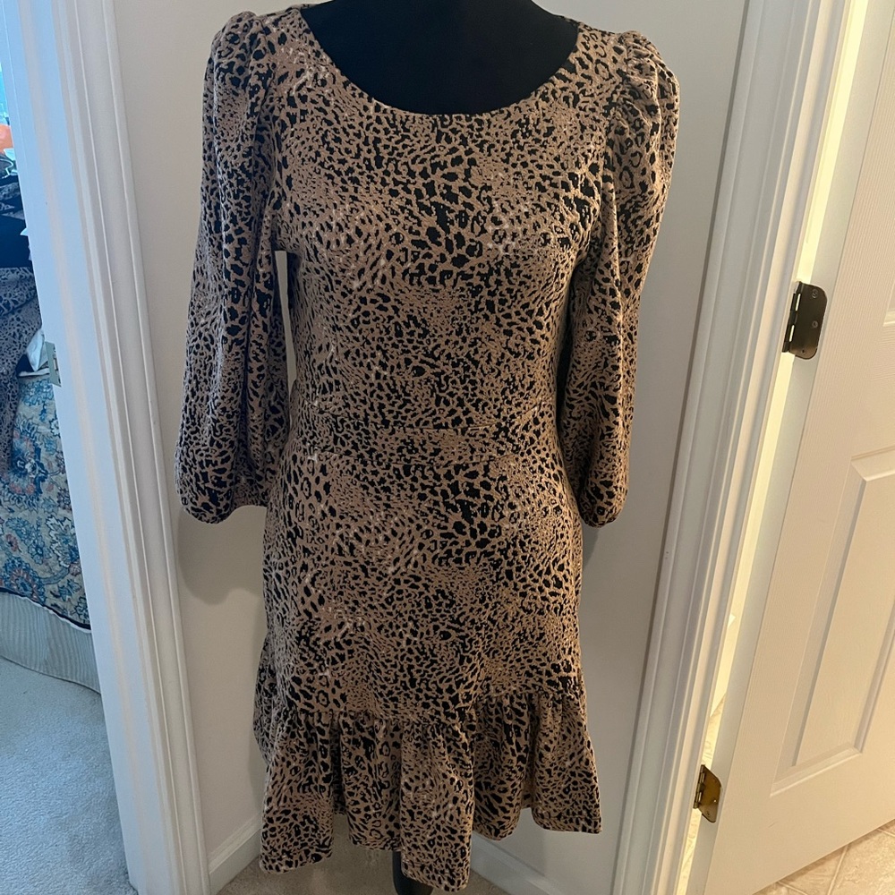 ANTHROPOLOGIE Maeve Knit Cut-Out Mini Dress